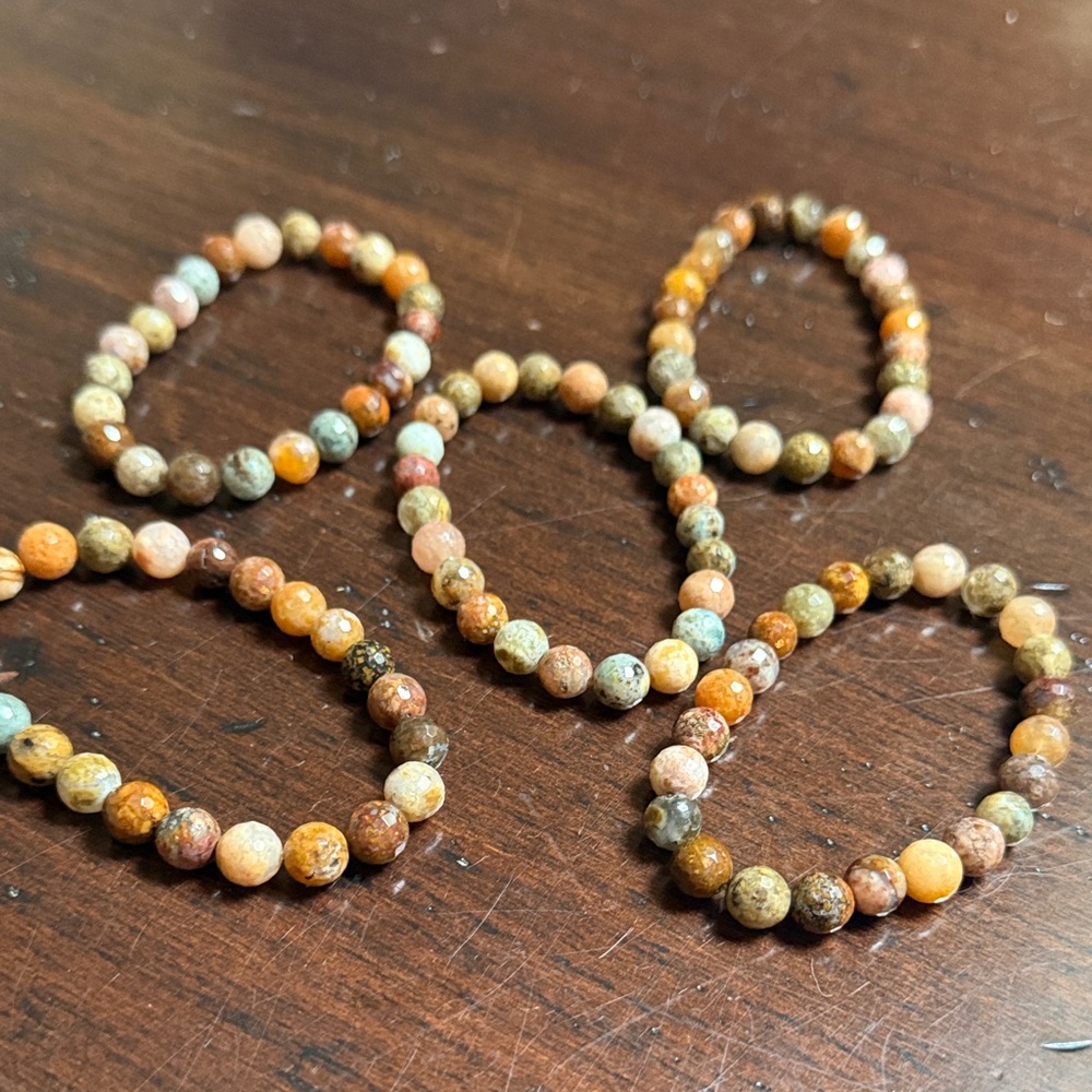 Multi-Color Beaded Bracelet Set - Picture 2 of 2